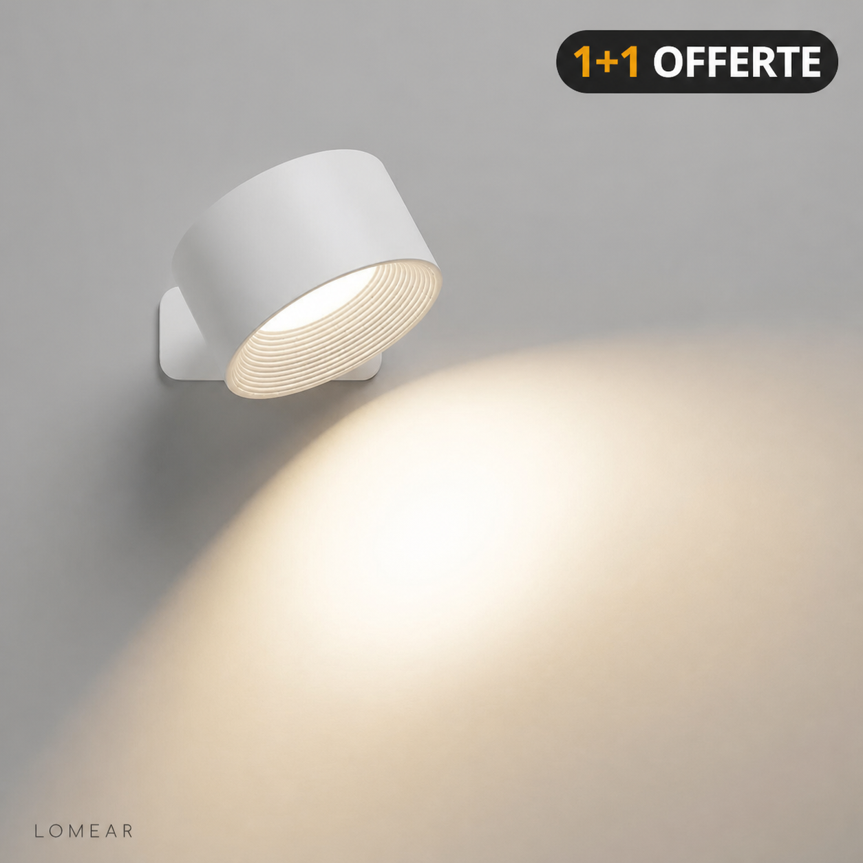 Installation sans outil de l'applique LumiTouch