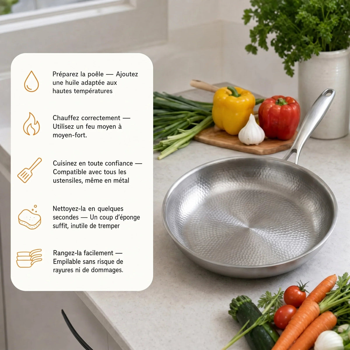 Conseils de préparation, cuisson et nettoyage