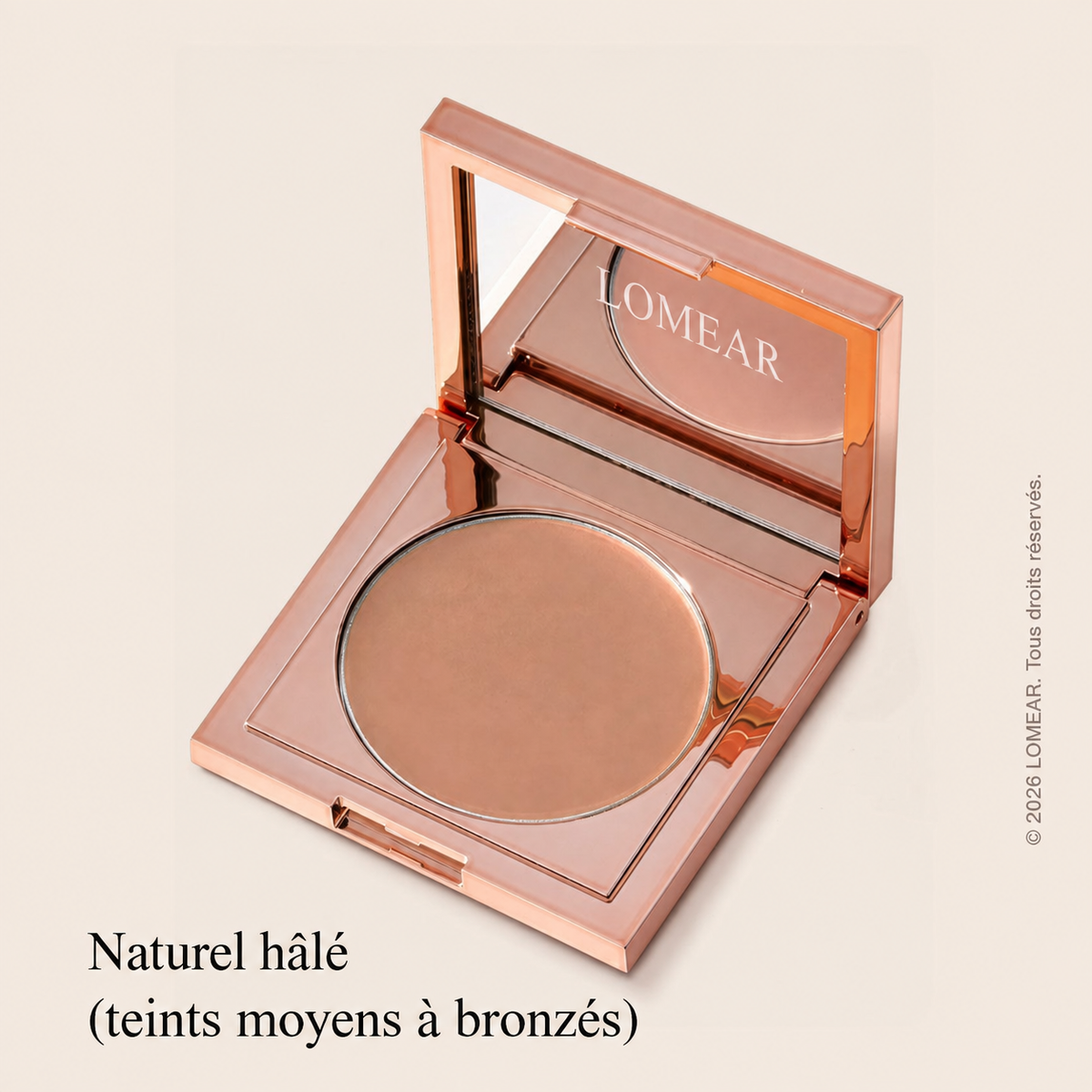 Correcteur CC ouvert dans la teinte Naturel hâlé