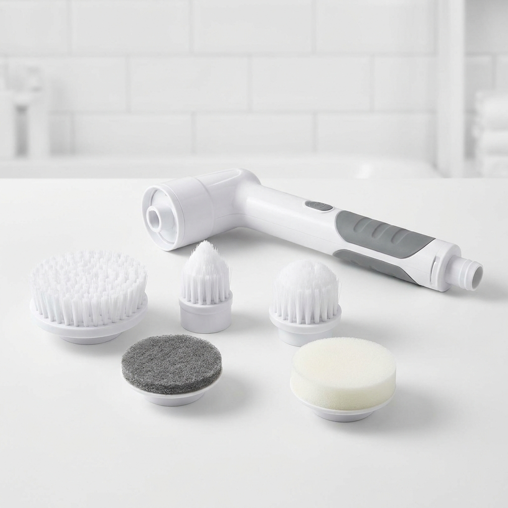 Brosse rotative électrique Lomear — 5 têtes IPX7