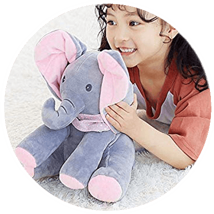 Éléphant Trumpy avec ses grandes oreilles