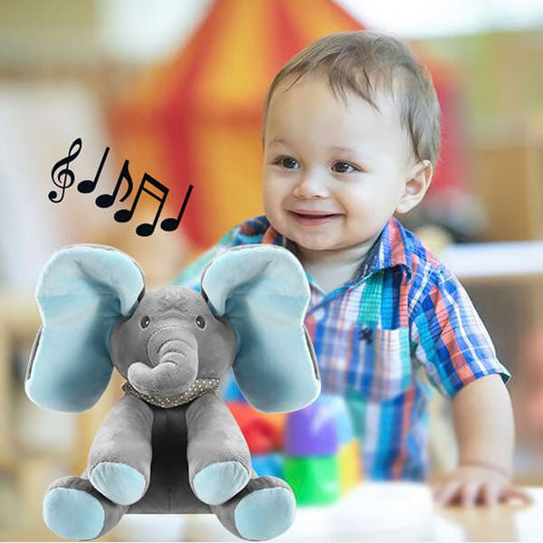 Bébé avec Trumpy gris et bleu