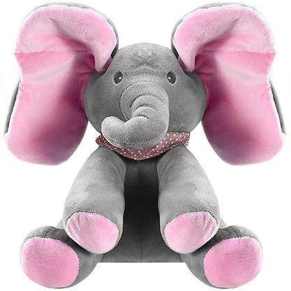 Éléphant Trumpy gris et rose