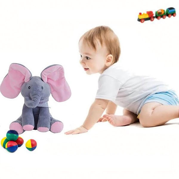 Bébé avec Trumpy gris et rose
