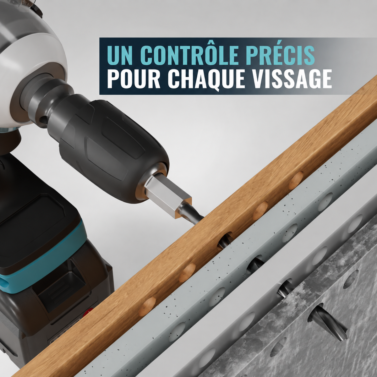 Vissage et perçage du bois et du métal