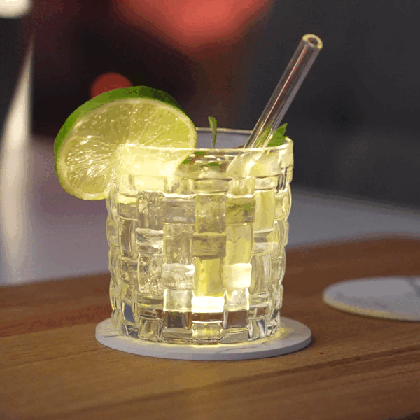 Dessous de verre lumineux LED
