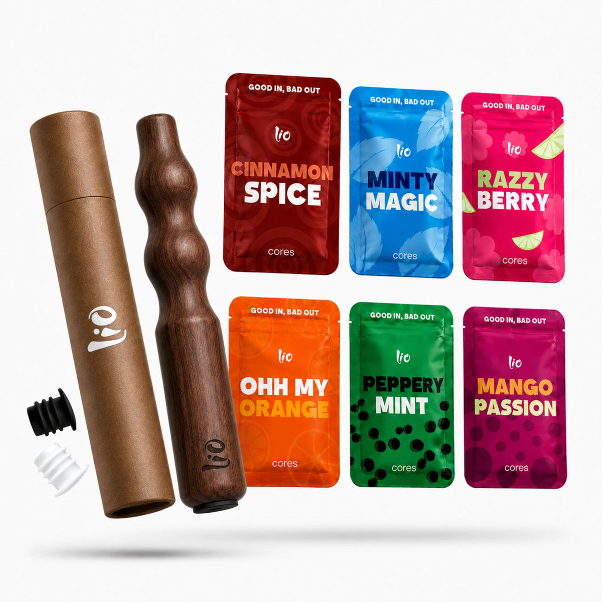 Pack Plus Noyer foncé et six saveurs