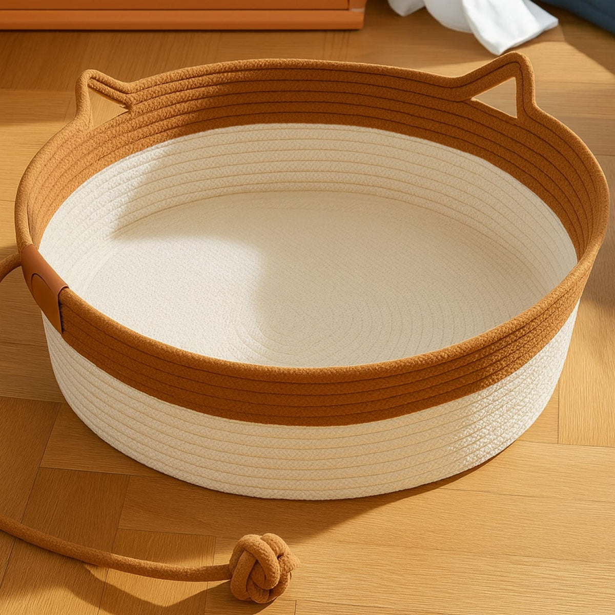 Panier tressé pour chat — coloris sélectionné