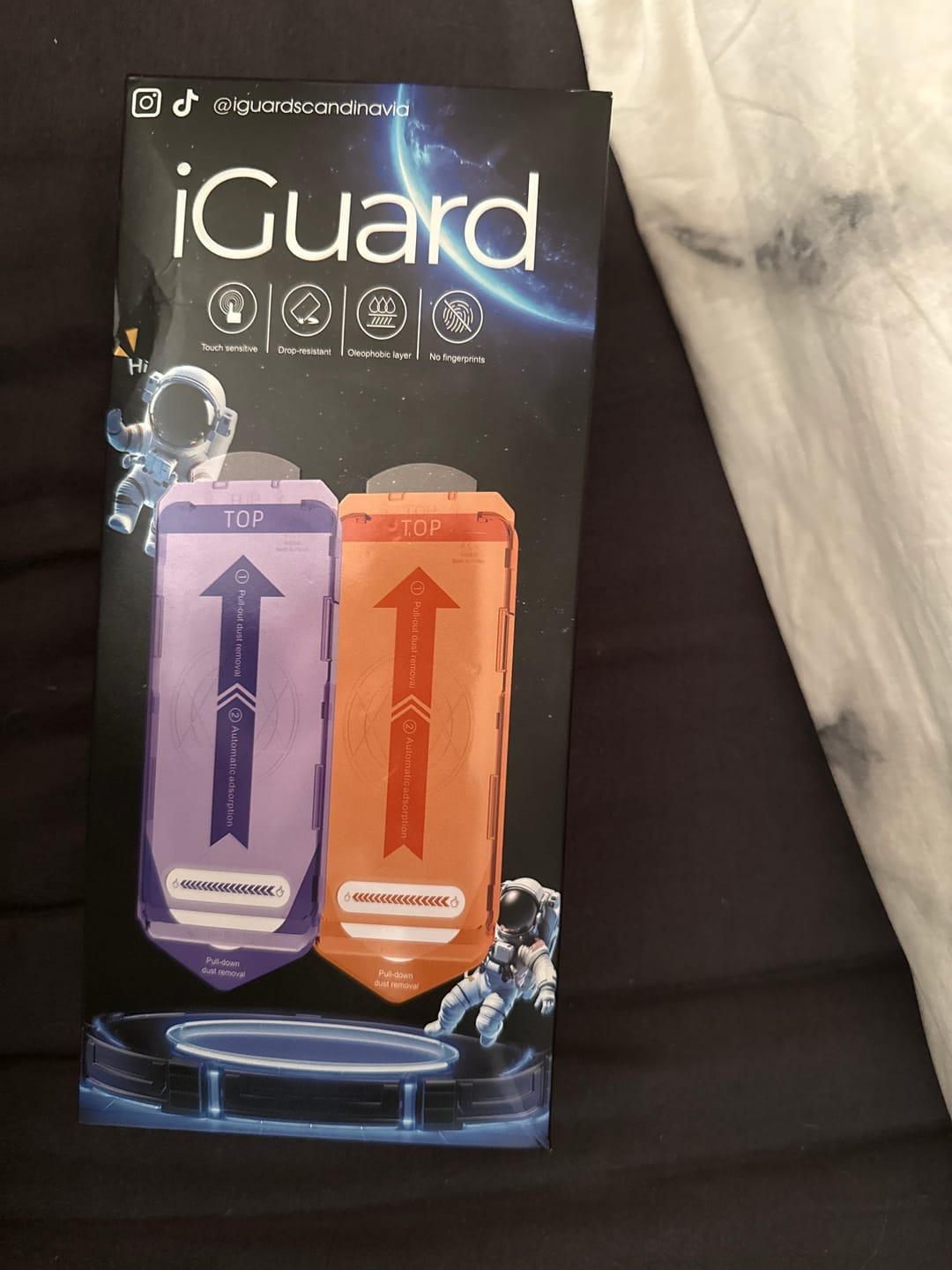 Photographie du témoignage source iGuard, pas un achat LOMEAR
