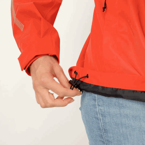 Réglages de la taille, des manches et du zip