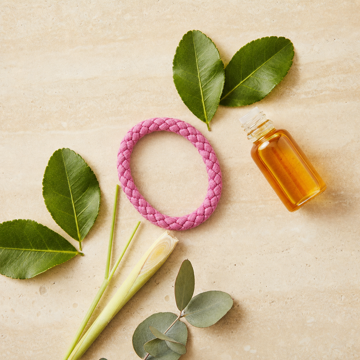 Tressage MoustiZen avec citronnelle, lemongrass et eucalyptus