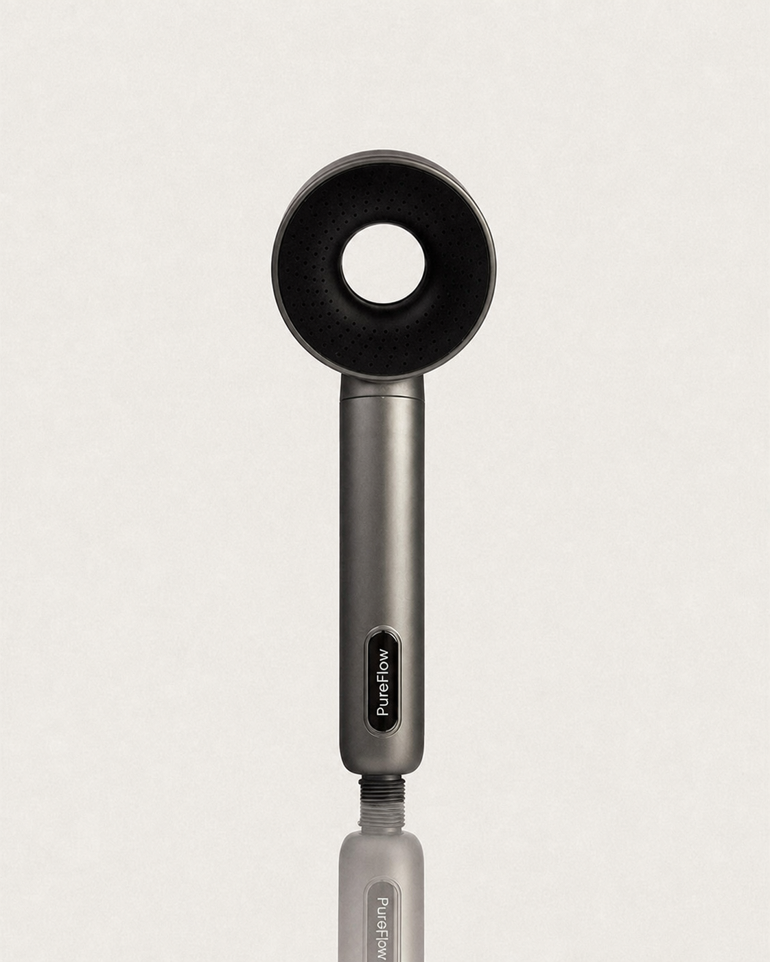 Pommeau de douche PureFlow chrome avec tête annulaire