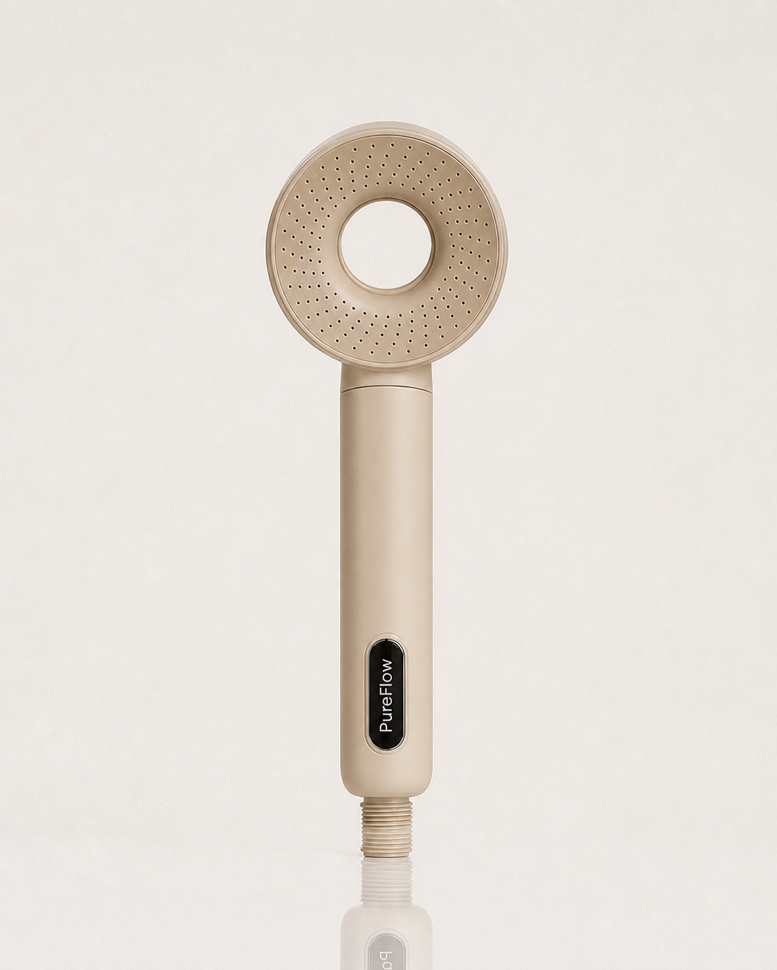 Pommeau de douche PureFlow finition beige mat