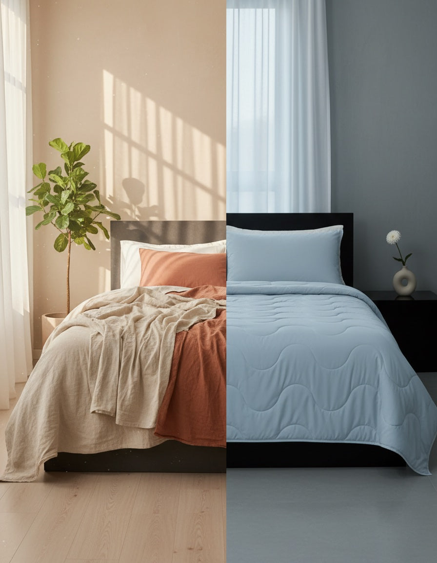 Comparaison chambre chaude et lit AÉRA